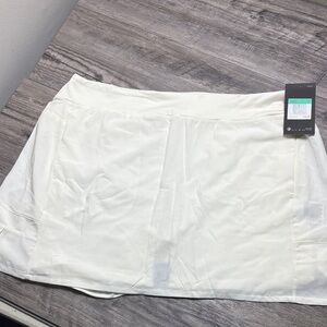 Nike Off White Ladies Large golf Tennis Flex Skort AV3651 133 NEW NWT